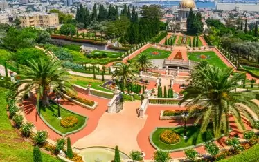 Бахайските градини в Хайфа -  спираща дъха с красотата си забележителност.  
