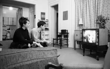  Кристо със съпругата си Жан-Клод в Ню Йорк, 1964 г.