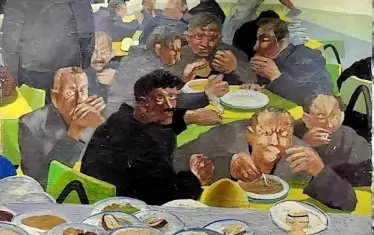 Мими Добрева, „Работнически стол“, 1983 г. 