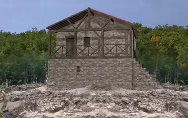 Архитектурна възстановка на сграда 5
