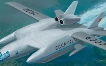Екранопланът на СССР, който трябваше да лови американски подводници