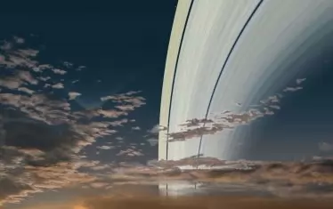 Сатурн с неговата система от планетарни пръстени е отдалечен на 1.43 млрд. км от Слънцето.