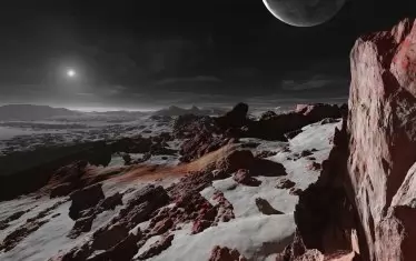 Плутон, който от 2006 г., вече не е считан за планета, обикаля в орбита между 4.425 и 7.375 млрд. км от Слънцето.