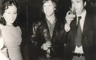  С Владимир Висоцки и съпруга си Любомир Левчев.