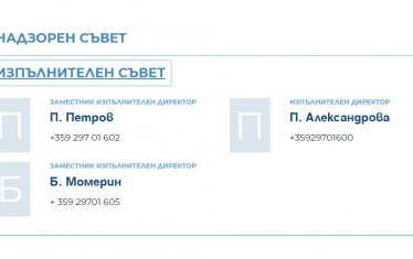 Агенцията за публични предприятия и контрол не е счела за нужно да обяви пълните имена на ръководството на сайта си.