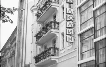 Жилищно-кооперативната палата "Люлин" в разцвета си.