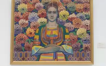  Един от типичните портрети на български селянки, сътворен от Майстора.