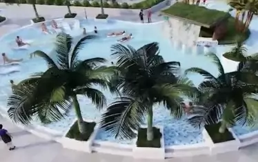 Част от басейните, предвидени в проекта
