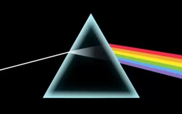 Обложката на Dark Side of the Moon - метафора на лудостта и един от най-успешните албуми в историята на популярната музика.

