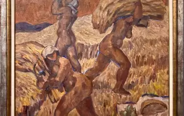  Стоян Сотиров, „По жътва“