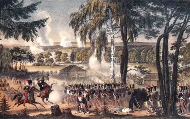 Битката при Валутино, картина от неизвестен автор от 19-ти век