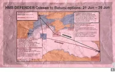 Тайни за обстрелвания британски разрушител са открити на спирка в Кент