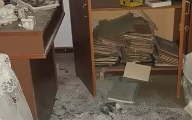 Ясни следи от огън.