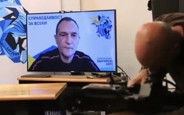  Васил Божков дава онлайн брифинг от Дубай