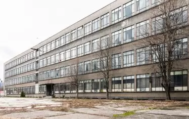 Сградата на бъдещия Център за съвременно изкуство.