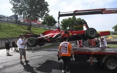 Шарл Льоклер е нанесъл щети по болидите на "Ферари" за  $2.060 млн. от началото на сезона.