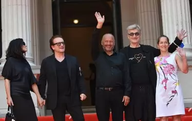 С Боно от U2 в Сараево.