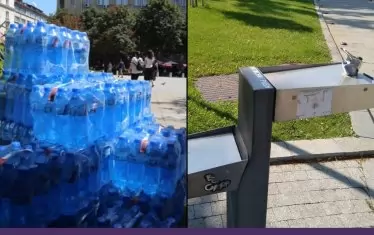 София предпочита да купува вода в пластмасови бутилки, вместо да се погрижи за занемарените градски чешми.