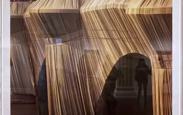 „Опакованият Пон Ньоф“, 92/67 см, Офсетова литография.