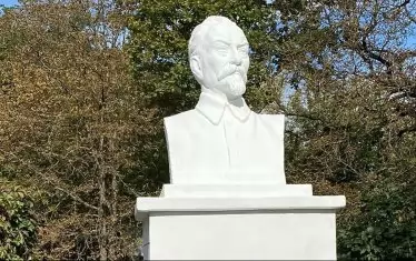 Паметникът на Дзержински в Краснодар. 
