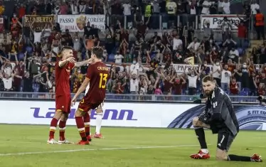 Лоренцо Пелегрини ликува за втори път - 3:1.