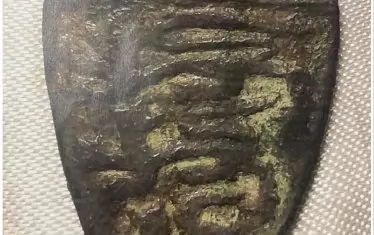 Гербът на България от епохата на цар Шишман, представен от проф. Овчаров. 