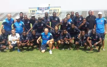 Илиан Илиев с отбора на "Интерклубе" (Луанда).