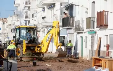 Сутринта след проливните дъждове в Алканар.