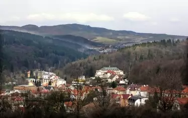 Панорамен изглед към Лухачовице.