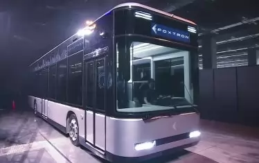 Автобусът на Foxconn.