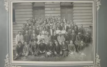 Кандев на Петия конгрес на Учителската социалдемократическа организация през 1910 г.