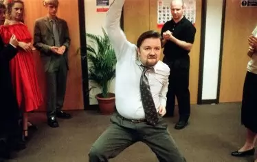 Рики Джервейс в ролята на любимия шеф в „Офисът“.