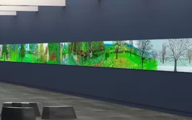  Част от фриза в голямата галерия.