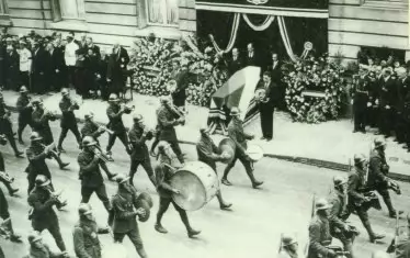 Погребението на Константин Батолов.