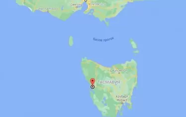 Черната кутия ще бъде построена между Страхан и Куинстаун в западната част на Тасмания, като координатите са: -46.4601° / 146.2620°