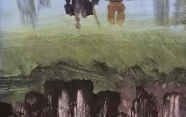 Илюстрация към "Островът на съкровищата", една от любимите му книги.