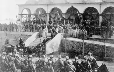  Тържествата в църквата "Св. Крал" (днес "Света Неделя") , 20 януари 1912 г.