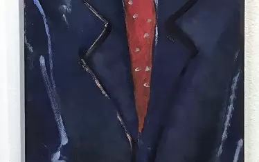  "Фото по залез" - автопортрет от 2020 г.