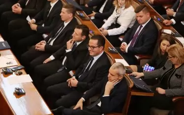 Представителите на най-малката парламентарна група - "Възраждане".
