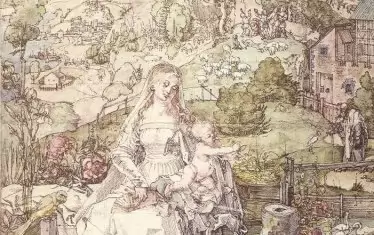 Албрехт Дюрер, „Девата сред множество животни“