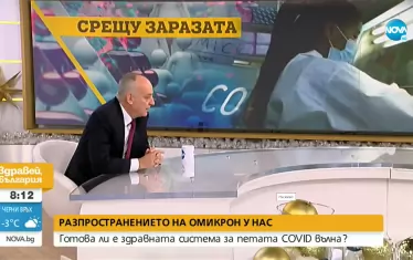  Зам.-здравният министър доц. Георги Иванов в студиото на Нова ТВ