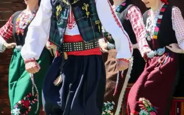 Възрожденският мустак е запазена марка на Петър Ангелов.