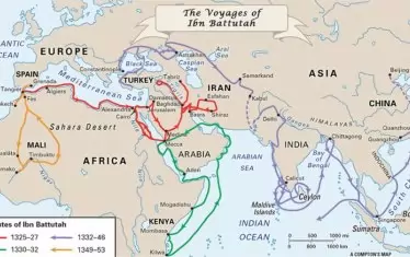 Посетените места от Ибн Батута не са по силите на мнозина от съвременните пътешественици.