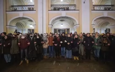  Протест в Русия срещу войната в Украйна