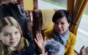 Бежанци от Одеса на ГКПП Дуранкулак, снимка:Румен Сарандев, БНР