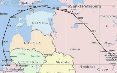 Така ще летят руските самолети от и до Калининград