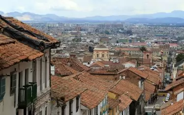 Канделария, Богота - кварталът с калдъръмените улички, по които е скитал Маркес.