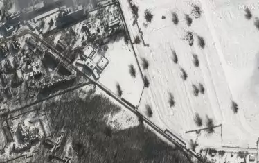  Кратери в близост до жилищен квартал в Харков