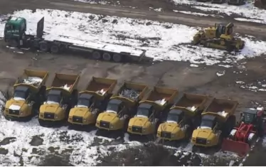  Европейската прокуратура се похвали, че е запорирала в България строителна техника за 6 млн. евро.