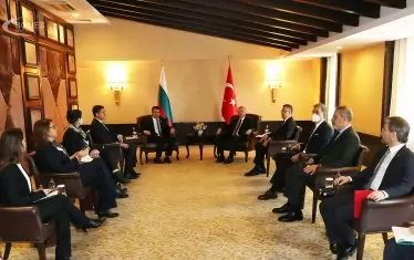 Българската и турските делегации